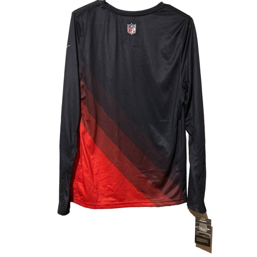 New England Patriots Nike Tee‎ Mens T-Shirt XL Blue Red Dri-Fit Football-NFL